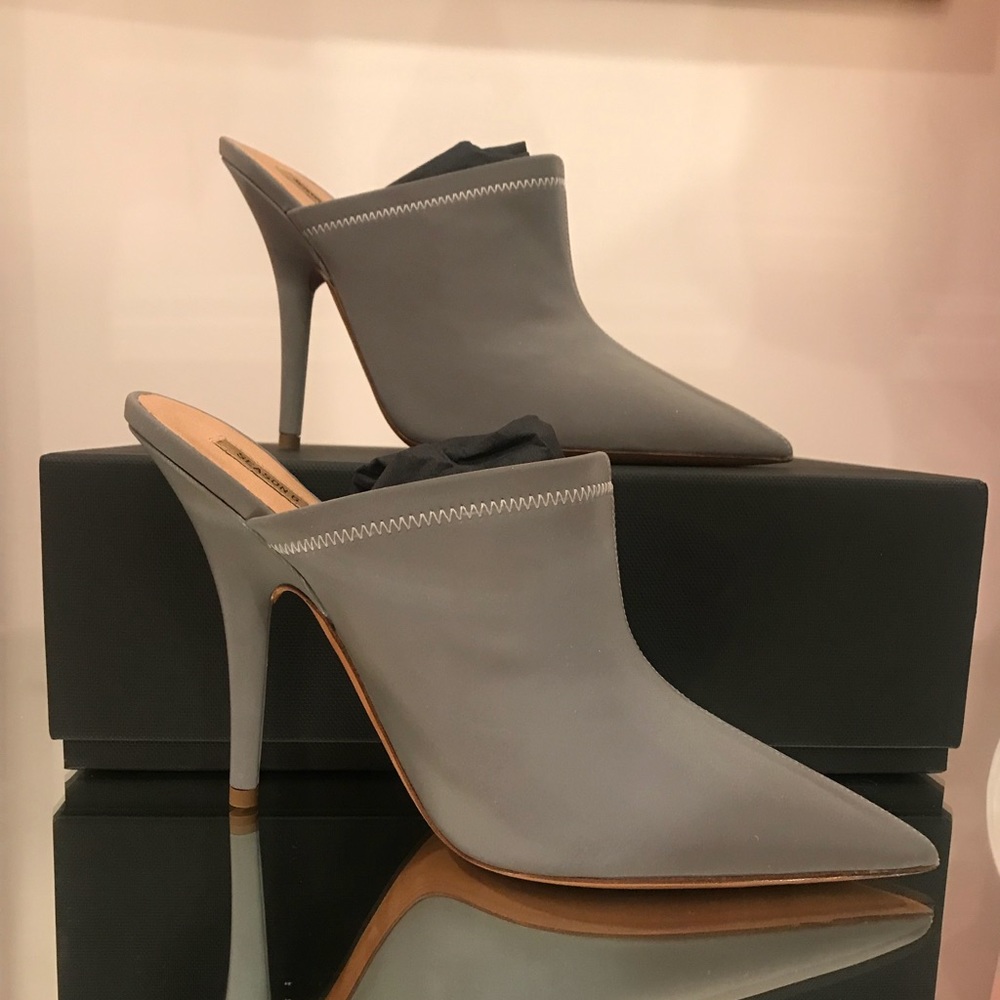 Yeezy season 6 reflective mule high pump size 39 - Picture 2 of 5